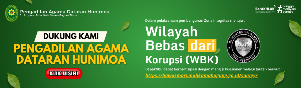 DUKUNG ZONA INTEGRITAS